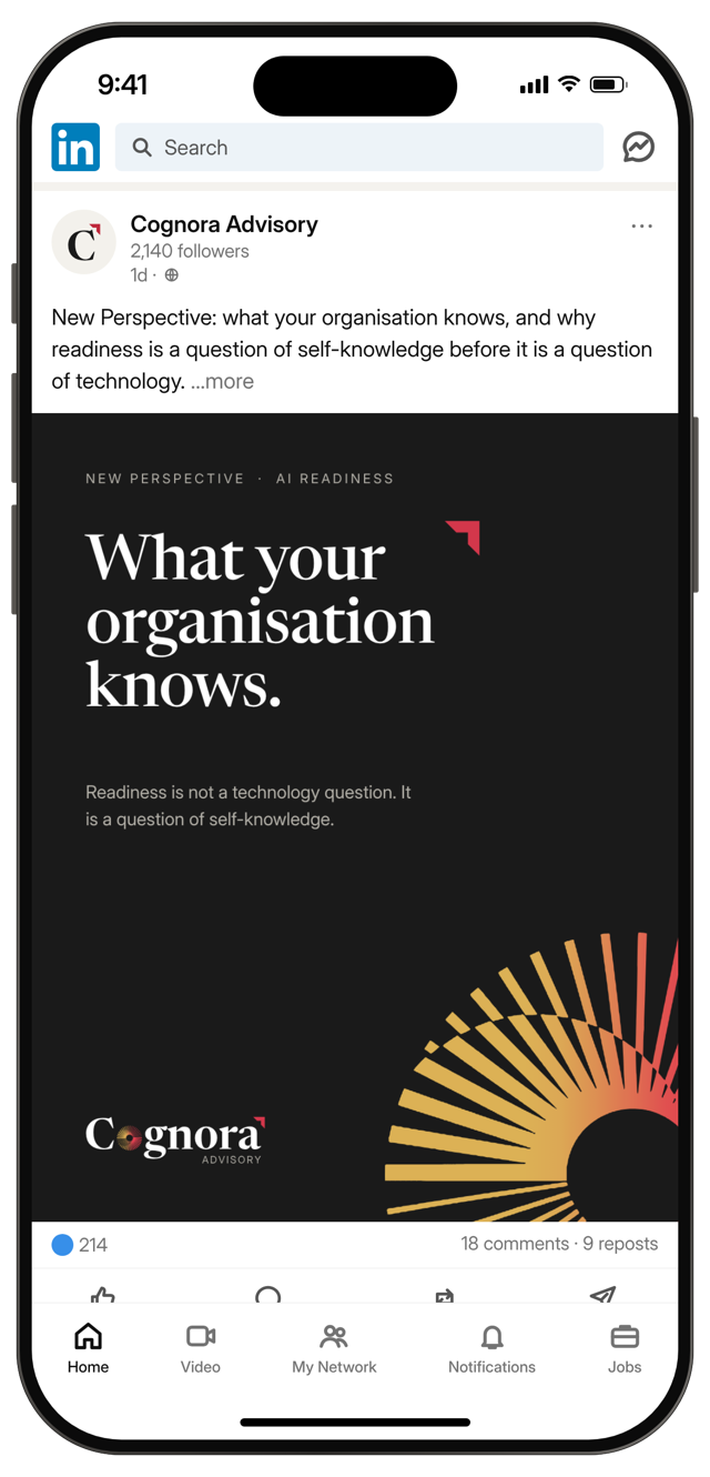 LinkedIn mobile feed